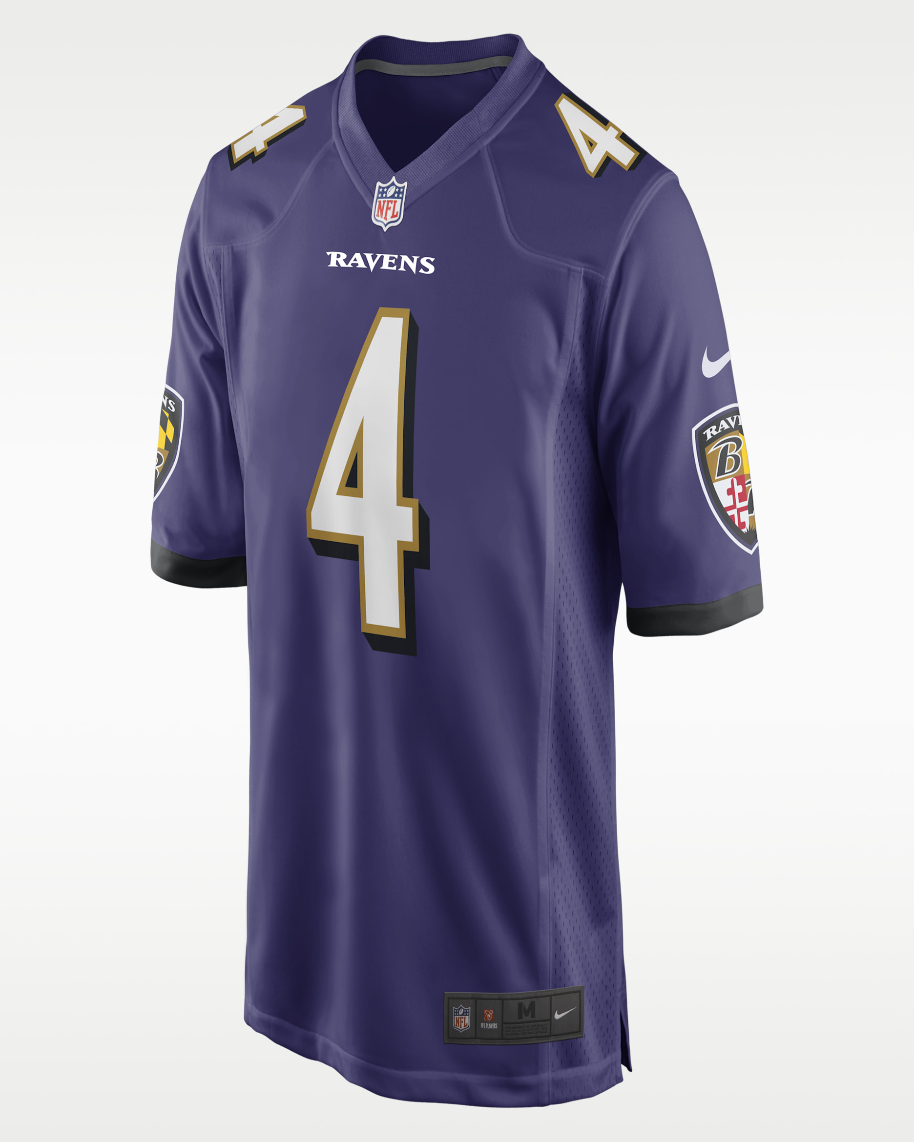 Zay Flowers Baltimore Ravens Men's Nike NFL Game Football Jersey